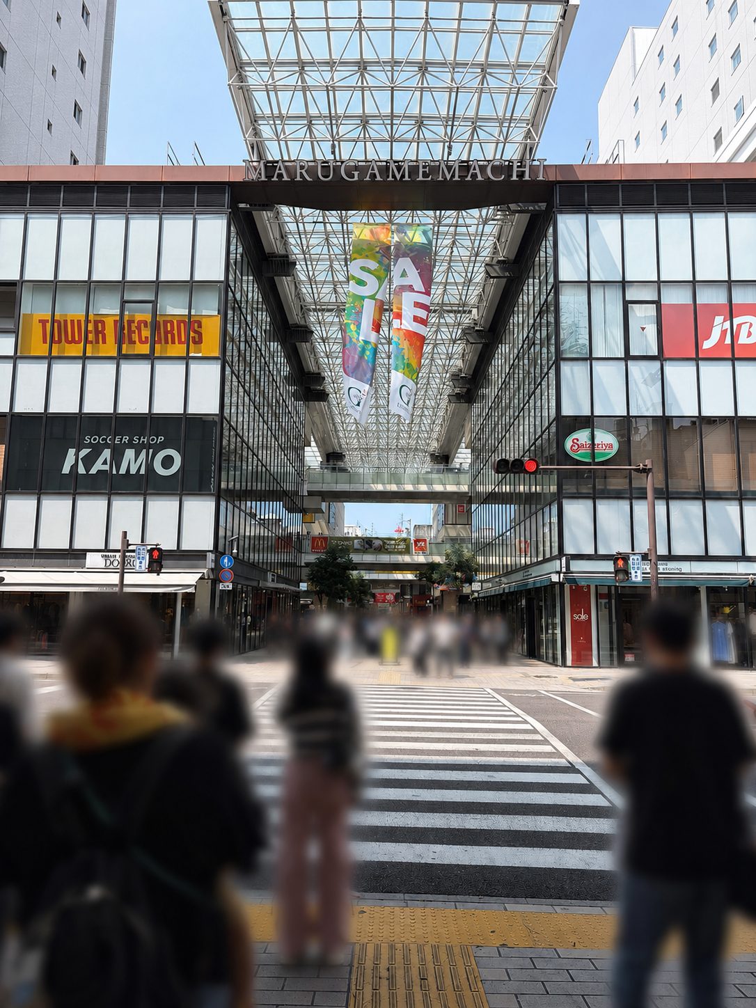 高松丸亀町商店街のアーケード