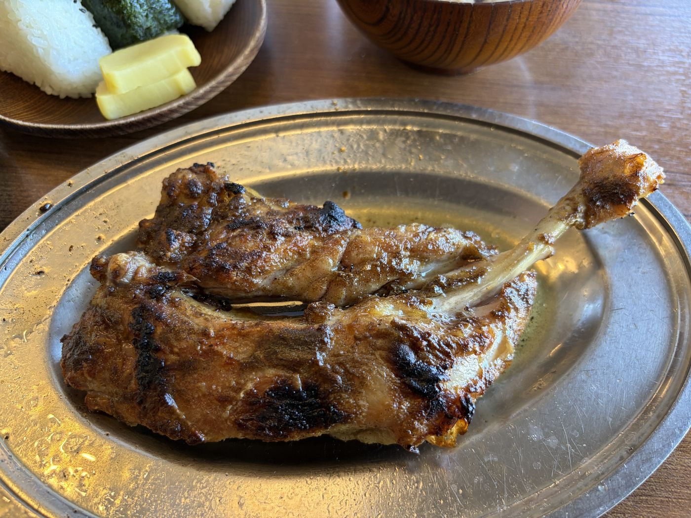 一鶴のひなどり（骨付鳥）のアップ