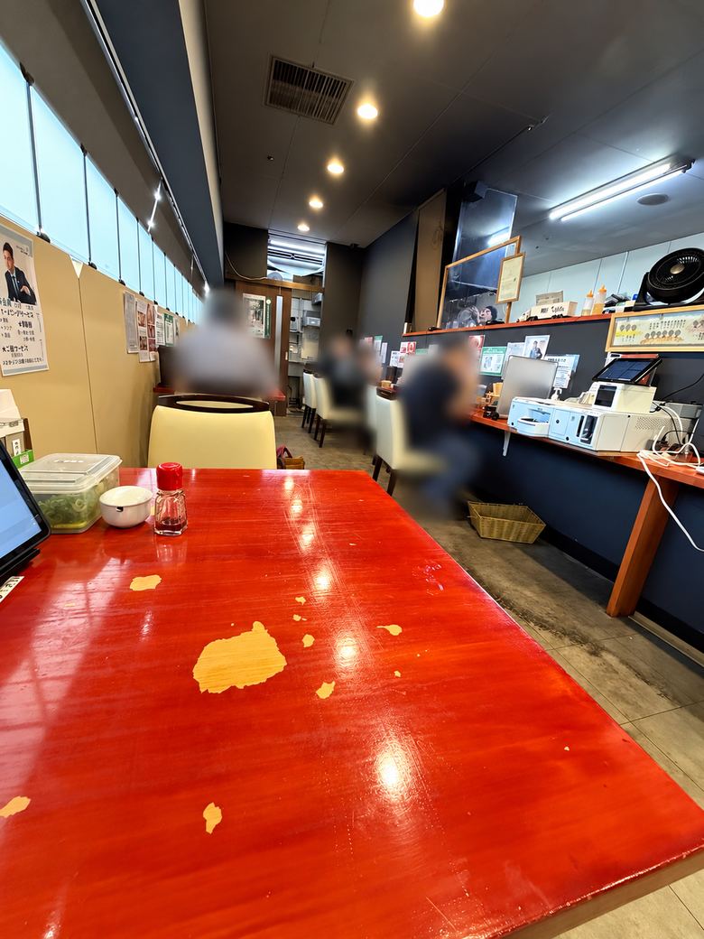 麺屋updateの店内の様子