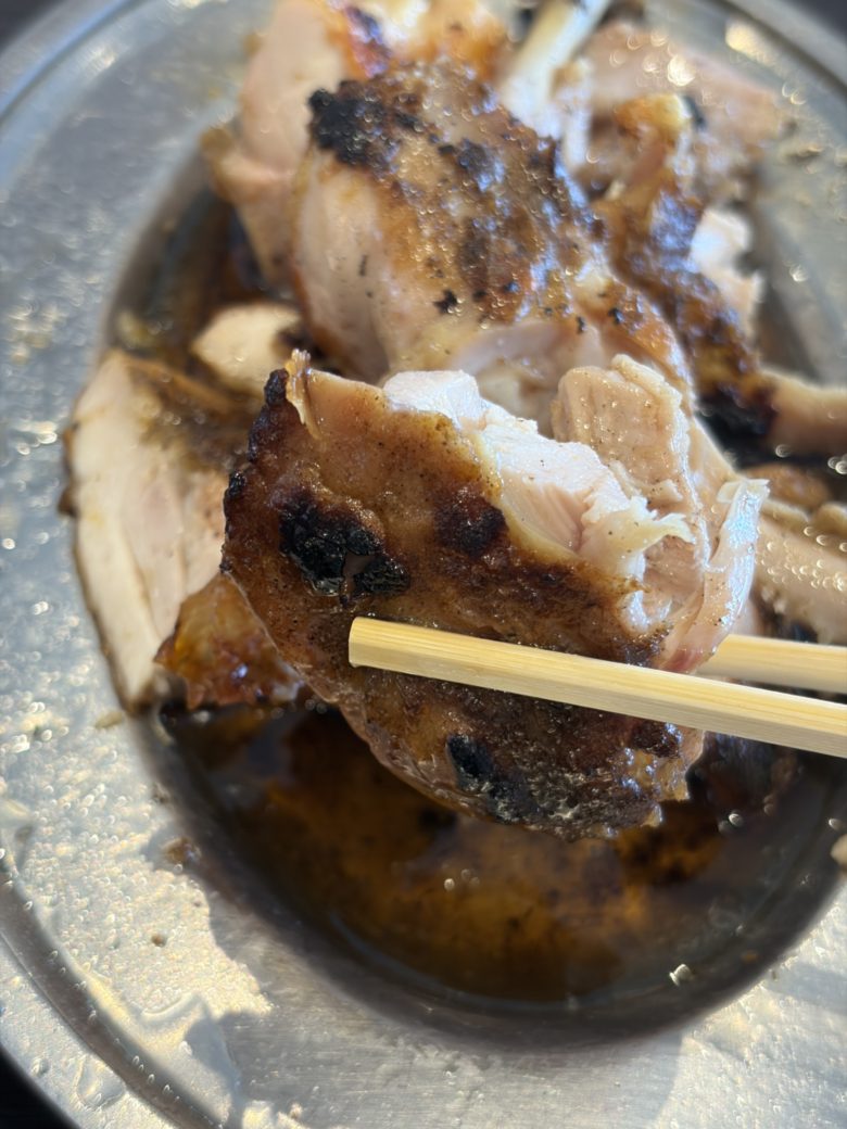 一鶴 中府店のひなどりのアップ