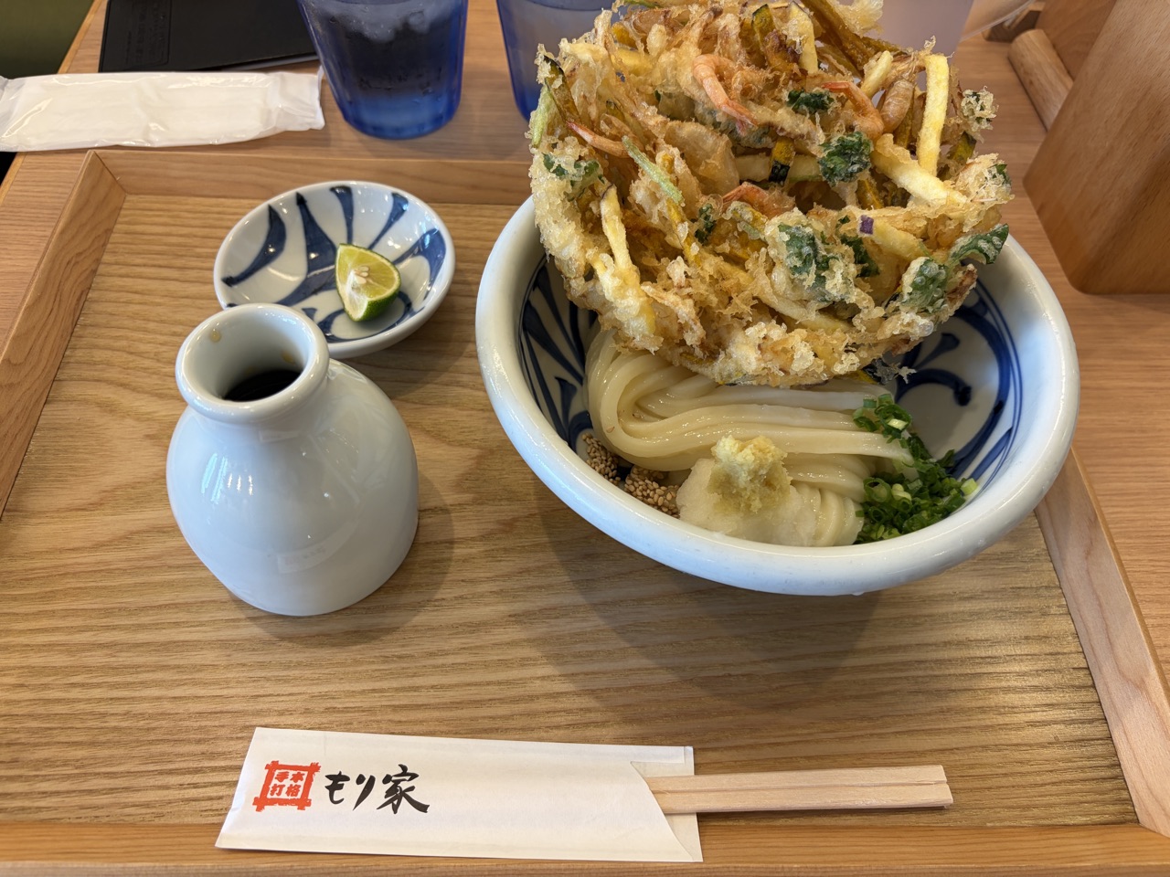 かき揚げおろしうどん（冷）