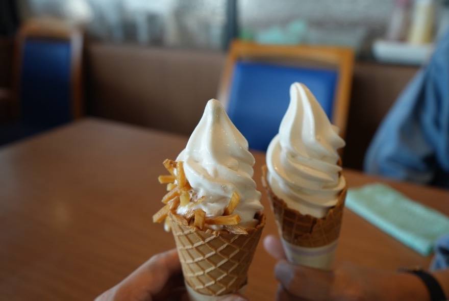 宇多津塩ソフトクリーム